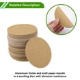 thumbnail image 3 of Unique Bargains Universal 5" 60 Grit Sanding Discs Hook Loop Sanding Sheets Aluminum Oxide 100Pcs, 3 of 6
