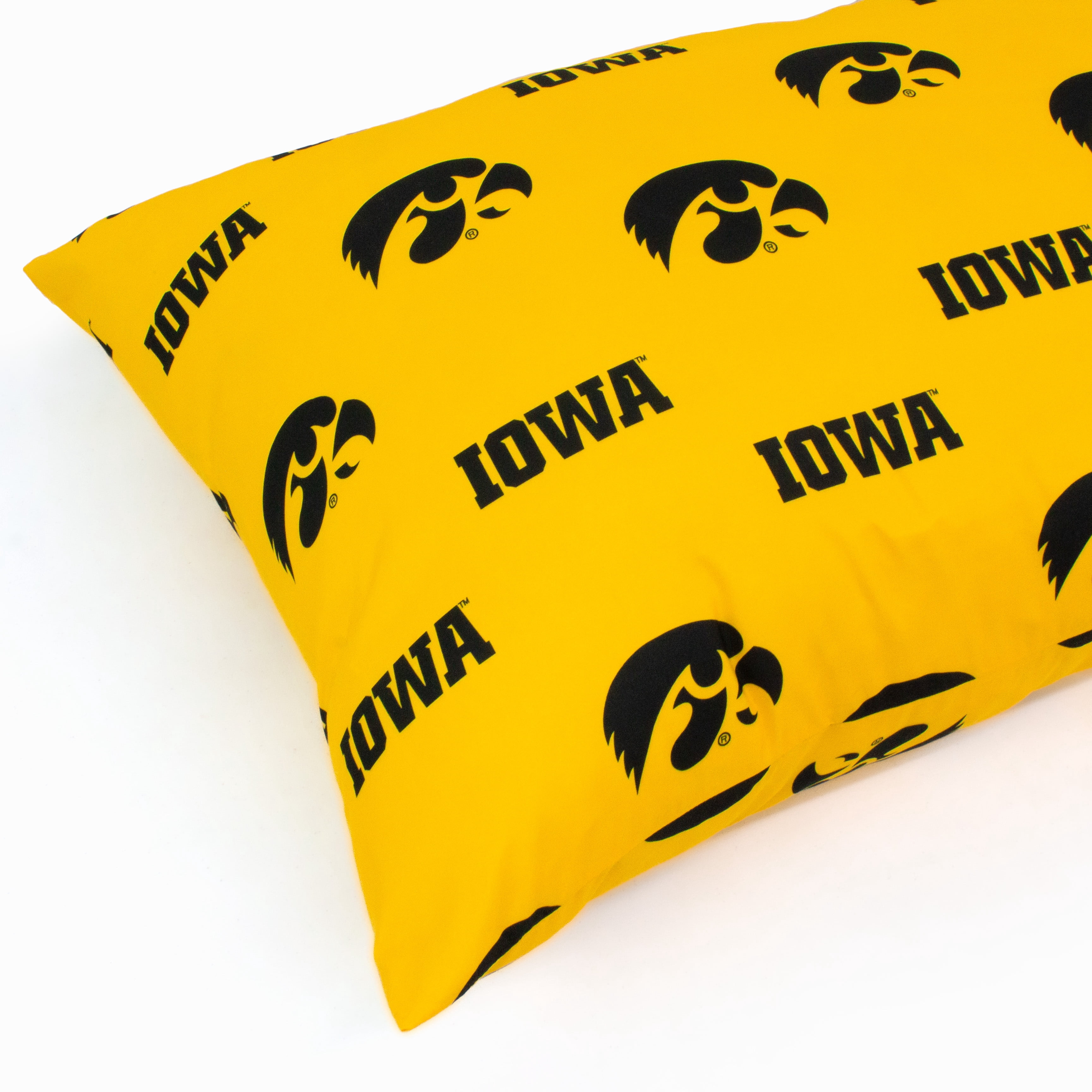 Iowa Hawkeyes Pillowcase Body Pillow - 20" x 60"