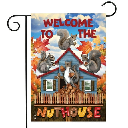 Briarwood Lane Nut House Fall Garden Flag