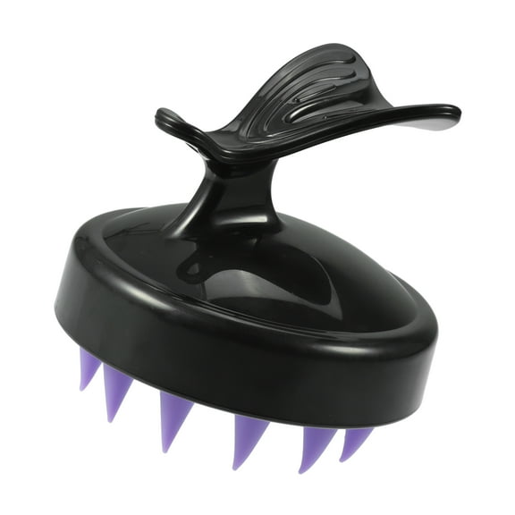 Vocoste Scalp Massager Hair Care Scalp Scrubber Women's Scalp Brush Shower Hair Massager for Clean Black Purple