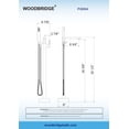 thumbnail image 4 of WOODBRIDGE Single Handle Floor Mounted Freestanding Tub Filler F-0004, 4 of 7