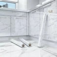 thumbnail image 3 of 10M Marble Kitchen Oil-Proof Film Waterproof Self-adhesive Wall Tile Sticker Moisture-Proof Countertop Cabinet Cover Wallpaper, 3 of 10