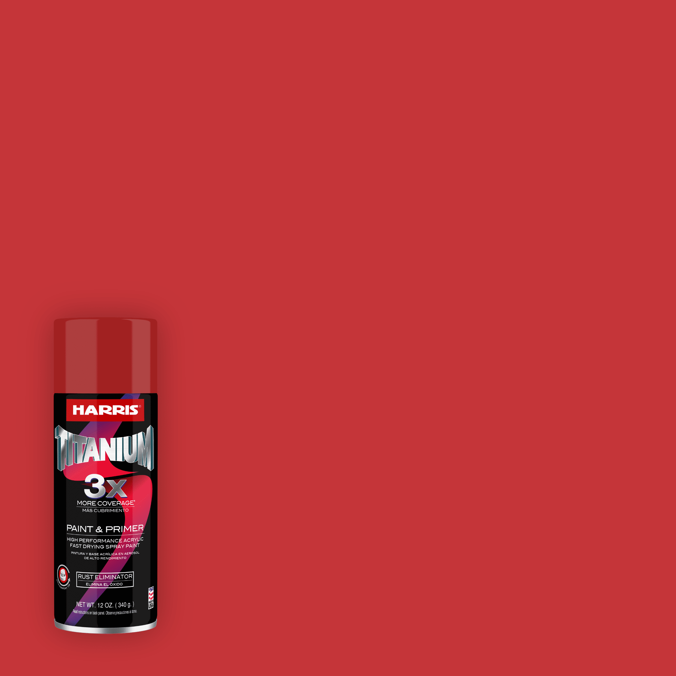 Harris Titanium 3x Coverage Red Primer and Spray Paint 12 oz, 1 Piece