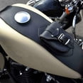 thumbnail image 4 of Cubierta de tanque de combustible de cuero PU para motocicleta, almohadilla de Panel, bolsa para babero, compatible con XL 883 1200, 4 of 10