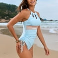 thumbnail image 5 of Linfrsh Women's One Piece Swimsuit Tummy Control Bathing Suits Sexy Cut Out Swimwear Full Coverage Swim Suits for Women 2025 BU1,2XL, 5 of 7