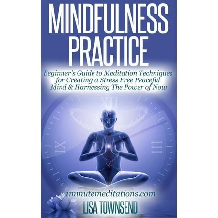 Mindfulness Practice: Beginner's Guide to Meditation Techniques for Creating a Stress Free Peaceful Mind & Harnessing The Power of Now - (Best Meditation Techniques For Stress)