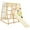 Natural, variant on Costway 8-in-1 Jungle Gym Playset, Wooden Climber Play Set with Monke Natural