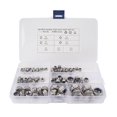 thumbnail image 1 of Kit Surtido De Tuercas Hexagonales Autoblocantes Tuerca De Acero Inoxidable Tuerca Hexagonal De Nailon De Acero Inoxidable Duradero Methold TO006443-00, 1 of 6