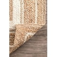 thumbnail image 5 of Indian Handmade Braided Pure Jute with White Design Area Rugs , Floor Decor Carpet Size 2 x 12 Feet ( 60 cm x 360 cm ), 5 of 5