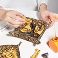thumbnail image 7 of Valet Tray, Leopard print yellow trendy Faux Leather Desk Tray Vanity Tray Night Stand Organizer Catch All Tray Key Bowl for Entryway Table, Elegant Valet Tray Storage for Men Women, 7 of 7