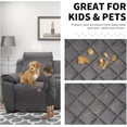 thumbnail image 3 of Easy-Going Cover with Console Reversible Couch Cover for Living Room, 3 of 7