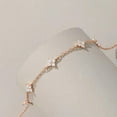 thumbnail image 5 of Lucky Leaf Necklace for Women 925 Sterling Silver Trendy 14K Gold Plating Layered Cute White CZ Flowers Pendant Choker Necklaces to Daughter Mom Minimalist Stackable Chain Wedding Prom Brides Jewelry, 5 of 6