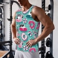 thumbnail image 5 of Daiia Dogs With Swimming Printed Men's Quick Dry Fit Muscle Tank Top Slim-Fit Tank Workout Tank Top Lightweight Sports Tank Top-3X-Large, 5 of 7
