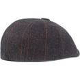 thumbnail image 5 of CoCopeaunts Newsboy Hats for Men Beret Vintage Retro Octagonal Newsboy Cap Autumn Winter Artist Painter Plaid Beret Hat, 5 of 7
