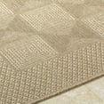 thumbnail image 6 of Mark&Day Outdoor Rugs, 5x7 Christiaan Cottage Indoor/Outdoor Light Brown Area Rug, Non Shedding Brown Carpet for Patio, Deck, Bedroom, Living Room or Kitchen (5'3" x 7'), 6 of 7
