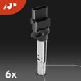 thumbnail image 6 of A-Premium Set of 6 Ignition Coil Pack and Iridium Spark Plugs Compatible with Volkswagen Passat 2009-2010, Passat 2012-2018, Atlas 2018-2019, CC 2009-2016, Touareg 2009-2017, Passat CC & Audi Q7, 6 of 8