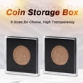thumbnail image 2 of Plastic Collection Boxes Coin Display Boxes Square Black 25pcs/set, 2 of 7