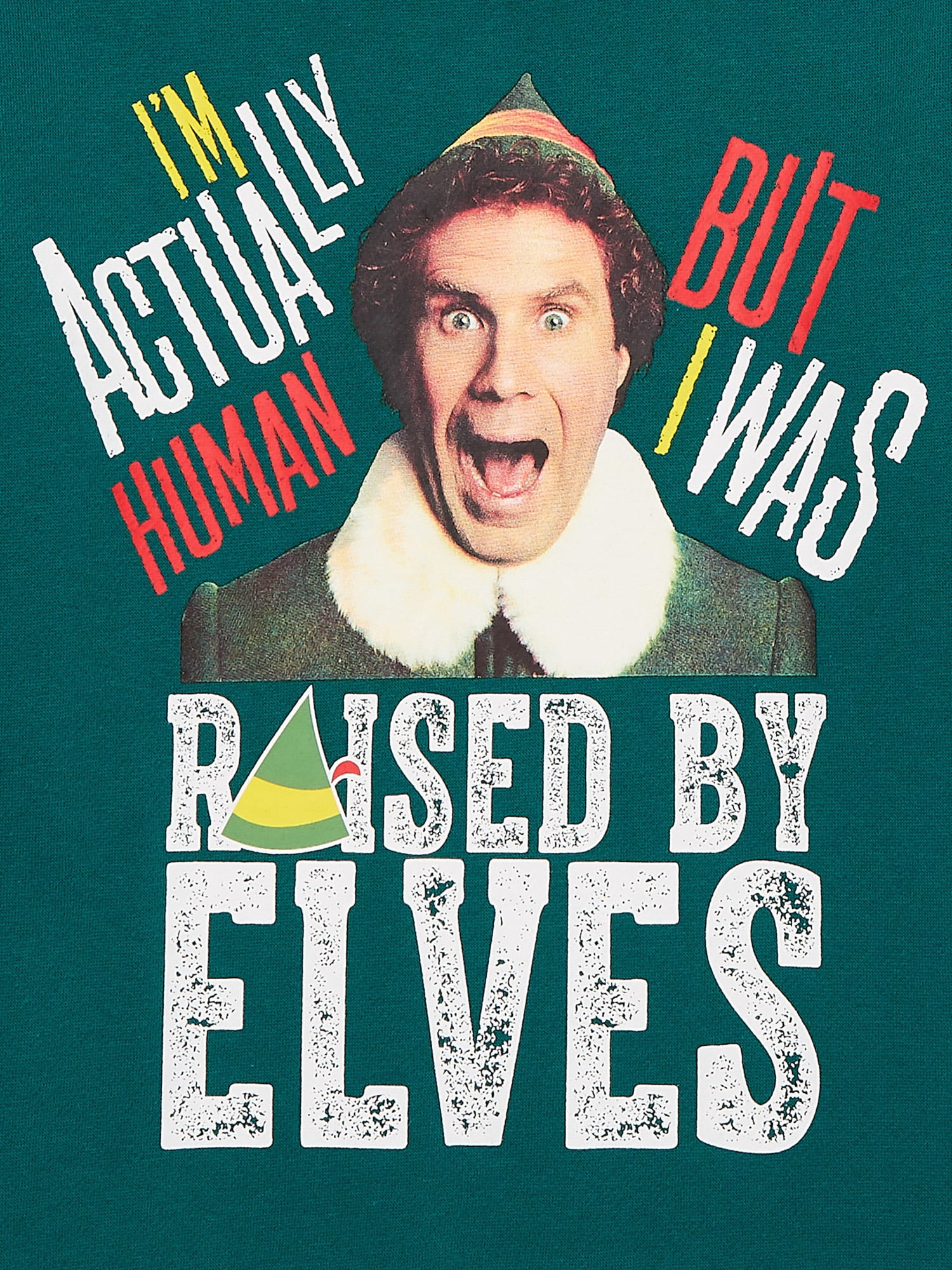Buddy the Elf Boys Holiday Graphic Fleece Sweatshirt and Jogger Pant 2 Piece Christmas Outfit Set, Sizes 4-12