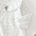 thumbnail image 7 of CAUYDY Newborn Girls Clothes Baby Romper Preemie Long Sleeved Pajamas Fall Winter Infant Girl Bodysuit Toddler Sleepers 3-6M 9-12M 18-24M Sizes 6-9 Months,Light Gray, 7 of 7