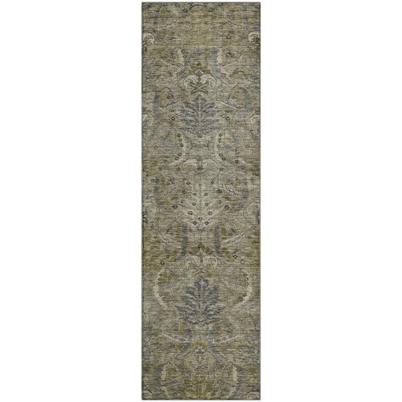 Dalyn Rugs Premium Machine Washable Mayfield AMF1082 Taupe 2'3" x 7'6" Runner Rug