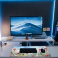 thumbnail image 6 of Large Gaming Mouse Pad, Colorful Wildflowers in Field Desk Mat, Watercolor Flowers Desk Pad, 31.5"x11.8" Extended Big Computer Keyboard Mouse Pad with Non-Slip Base and Stitched Edge, 6 of 13