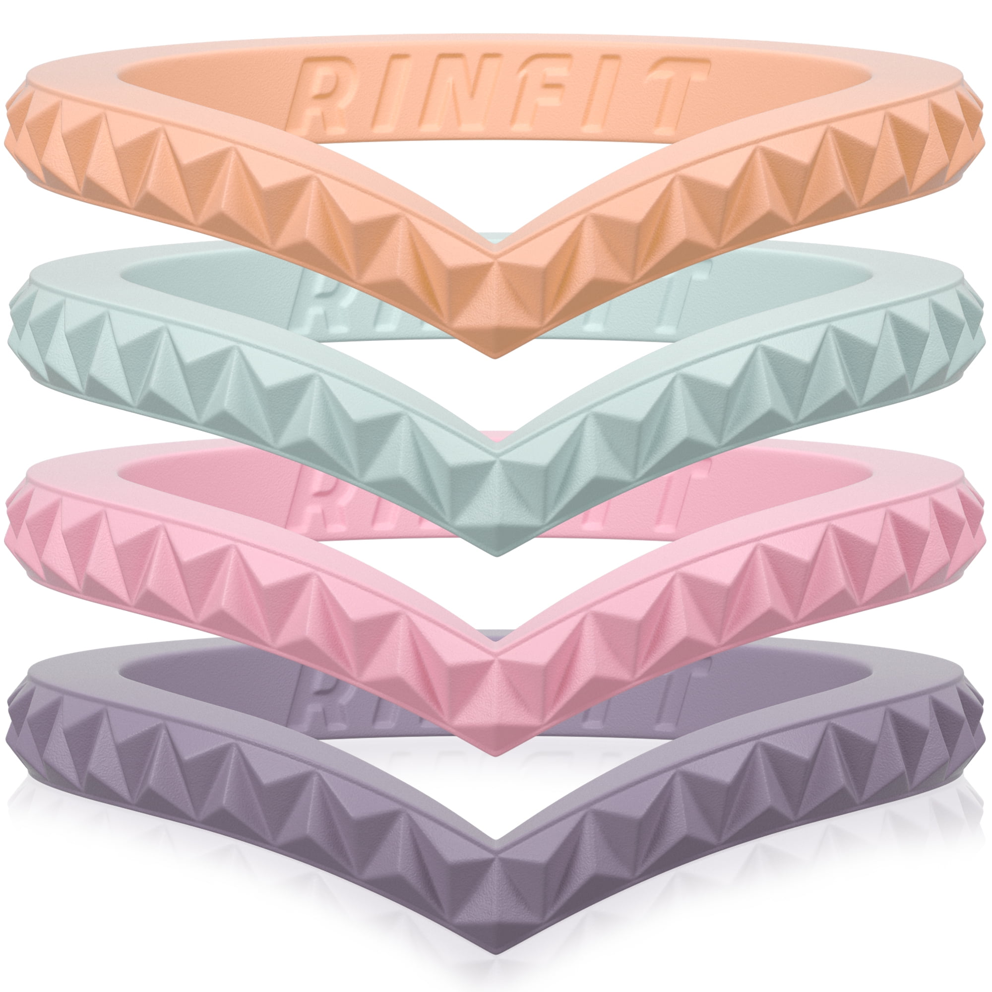 Silicone wedding rings for women - thin and stackable ...