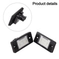 thumbnail image 3 of Tekuisi 2pcs Car 18-SMD CANBUS License Plate Light for Skoda Fabia MK1 6Y 6Y0943021 White 6500K No Error Led Number License Plate Light, 3 of 6