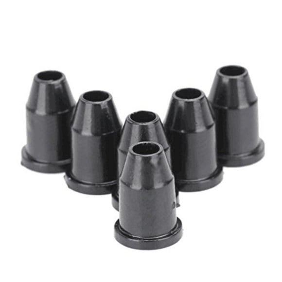 TAILTOSS 30PCS Guitar Parts and Accessories Metal String Cap Black Through Body Build for Electric Guitar