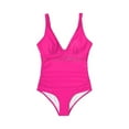 thumbnail image 5 of MSJUHEG High Cut Backless,Bandeau Bathing Suits,Womens Tankini Bathing Suits,One Piece Bathing Suit for Women,High Waisted Bathing Suit,Ruched Push Up Bathing Suit,High Cut Hot Pink XL, 5 of 8