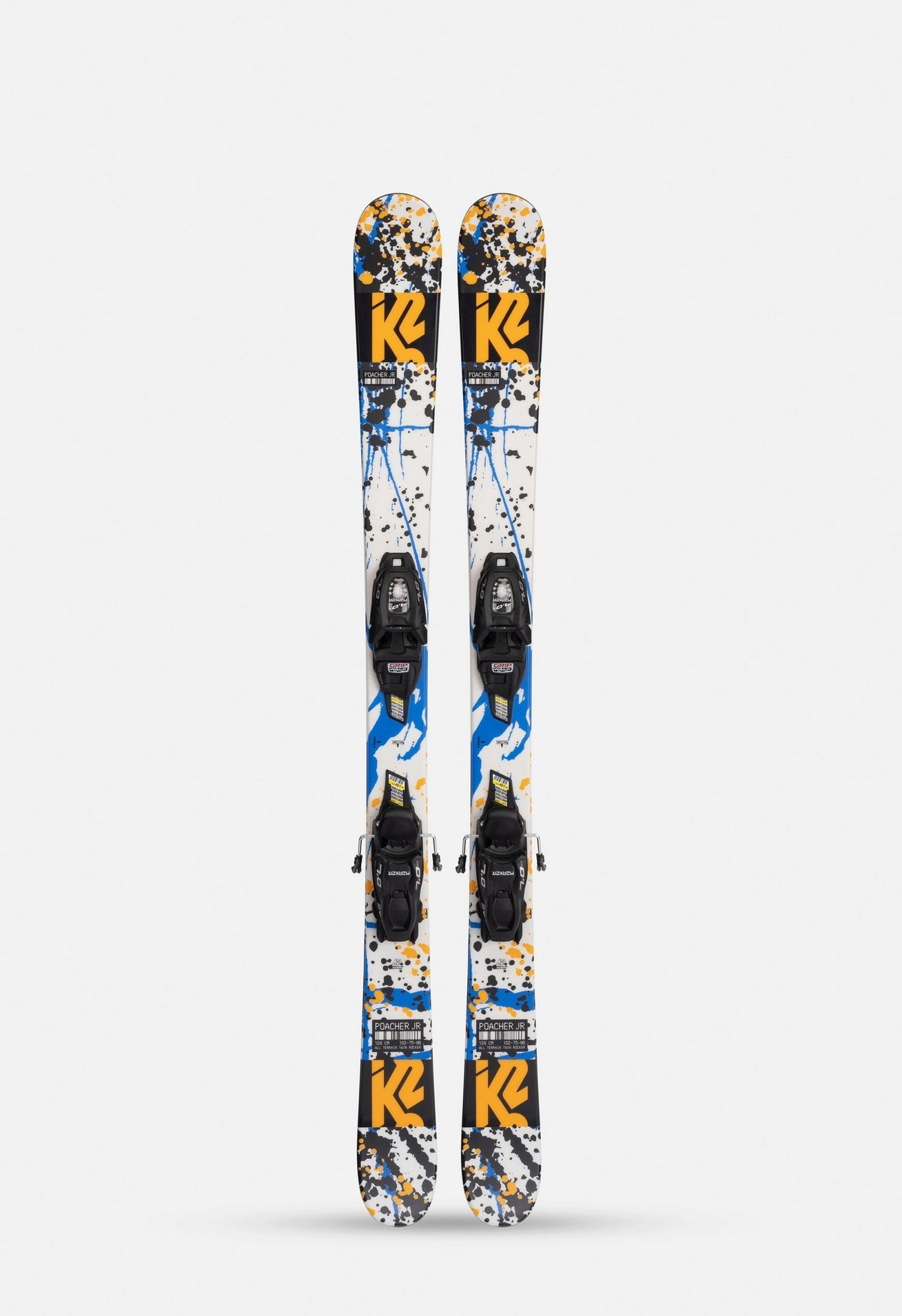 K2 Poacher Jr Skis + FDT Bindings 2022 Boy's