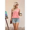 thumbnail image 4 of Women'S Casual Sleeveless Tank Top Pink M, 4 of 8
