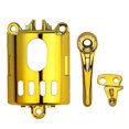 thumbnail image 3 of 2X Clipper Modified Shell Hair Clipper Housing Cover for Replacement Accessory 8148 8591 Kit Golden,2 Set x Electric clippers modified accessories,Plating golden, 3 of 3
