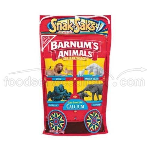 (Price/case)Nabisco Barnums Animal Crackers Lunchbox Snak Saks 8 Ounce