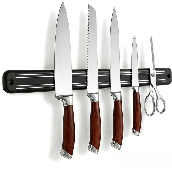 Magnetic Knife Strips (13 Inch) Magnetic Knife Storage Strip, Knife Holder, Knife Rack, Kitchen Utensil Holder, Tool Holder, Multipurpose Magnetic Knife Rack, for Kitchen Wall/Refrigerato