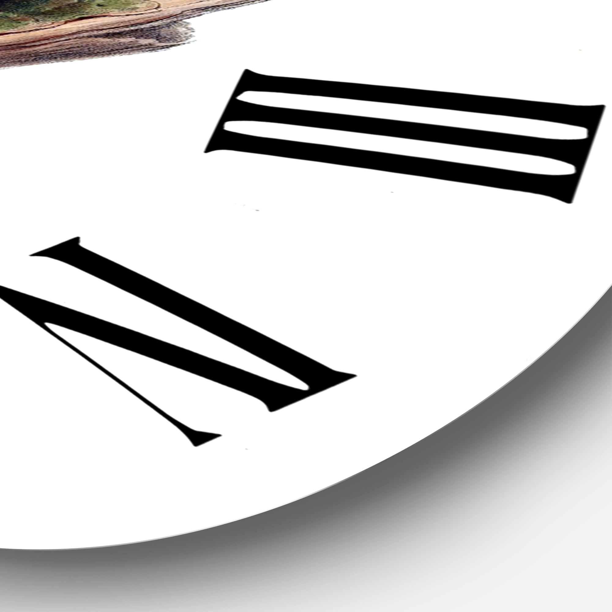 Designart 1 in Traditional Wall Clock