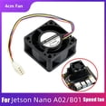 thumbnail image 2 of 2pcs 4cm Cooling Fan for  Nano 2GB/4GB (A02/B01/SUB) 5V 4PIN Anti Reverse Connection PWM Strong Speed Fan, 2 of 8