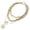 Gold 1Pack, variant on Layered Gold Necklace, Link Chain Choker Jewelry for Women, 53 cm, Gold