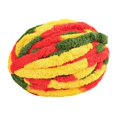 thumbnail image 4 of Hilo de lana gruesa de poliéster voluminoso para tejer cojines, alfombras y mantas de ganchillo Rojo amarillo verde, 4 of 9