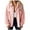Pink, variant on Women's Lightweight Coat Hoodies Cardigan Sweaters Long Zippered Sweatshirts For Without Hood Long Sleeve Blouses Business Warm Windbreaker Long Coat