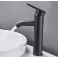 thumbnail image 1 of BRILLAR Grifo de lavabo negro: alta calidad y resistente al desgaste, 1 of 5