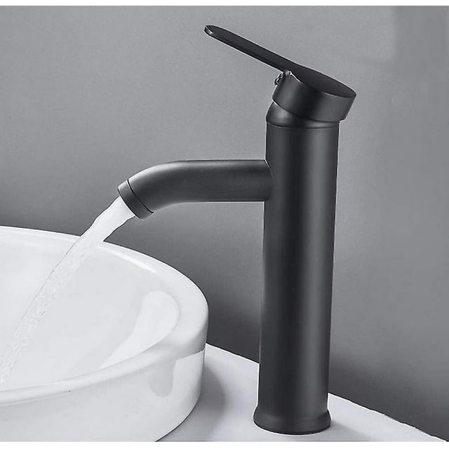 BRILLAR Grifo de lavabo negro: alta calidad y resistente al desgaste