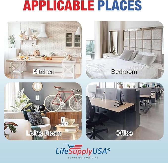 LifeSupplyUSA True HEPA Filter Replacement Compatible with Alen Air BreatheSmart BF35 Air Purifier