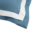 thumbnail image 2 of Unique Bargains Polyester Wrinkle Resistant Pillow Shams Set of 2 with Envelope Closure Queen Blue, 2 of 7