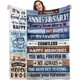 thumbnail image 1 of LHSHID Best Romantic Wedding Anniversary Blanket Gift for Wife Husband 60x80in, 1 of 7