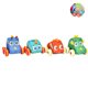thumbnail image 5 of Juguetes de vehículos suaves, juguetes de vehículos de tela con bolso, juguetes de vehículos de bebé seguros, lindo coche extraíble, dibujos animados, juguetes de coche para niños para el hogar Inevent FN003545-01, 5 of 7