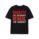 thumbnail image 2 of Buckeye el sábado Bengal el domingo Buckeye el sábado Bengal el domingo Camiseta divertida de manga corta para hombre, colección de camisetas gráficas negras, camisetas de ocio, 2 of 7