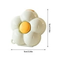 thumbnail image 2 of Floral Petal 6 Compartment & Jewelry Organizer Flower Daily Organizer Small Portable Mini Functional Organizer With Dividers Container Flour Container Glass Food Storage Containers for Pantry Flour, 2 of 7