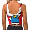 thumbnail image 3 of Lsque Sanrio Printed Women'S Sports Bra, Compression, Moisture Wicking, High-Impact Sports Bra For Women,Supportive sports bra-Small, 3 of 9