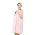 thumbnail image 5 of BAETEUY 2Pcs Women Water Absorbing Fast Dry Hair Hat Bathing Towel Spa Wrap Shower Supply, 5 of 8