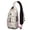 Pink-5, variant on Funny Pig Cartoon Print Sling Backpack Lightweight Crossbody Daypack with Cute Farm Animal Watercolor Pattern Abstract Floral Artistic Design Aesthetic Anti-theft Travel Bag for Outdoor Gym Daily Comm